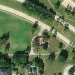 Bridgeland Beach Volleyball Court #2 — aerial view