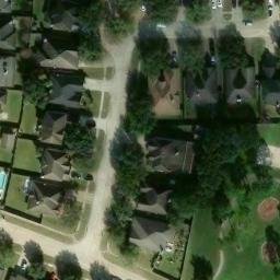 Harris County Beach Volleyball Court #28 — aerial view
