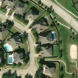 Cypress Beach Volleyball Court #3 — aerial view
