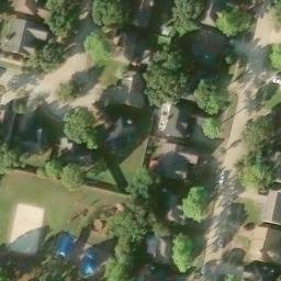 Harris County Beach Volleyball Court #26 — aerial view