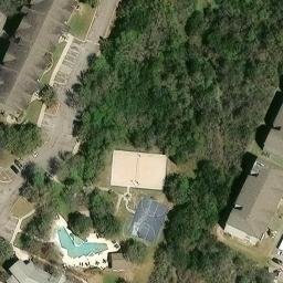 San Marcos Beach Volleyball Court #7 — aerial view