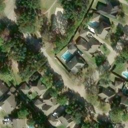 Copperfield Beach Volleyball Court #1 — aerial view