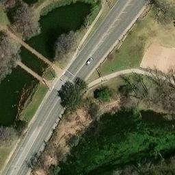 Sand Volleyball Court, San Marcos, TX — aerial view