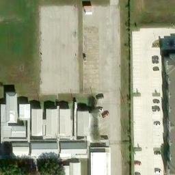 Houston Beach Volleyball Court #9 — aerial view