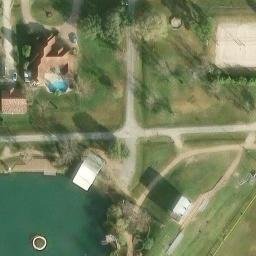 Harris County Beach Volleyball Court #13 — aerial view