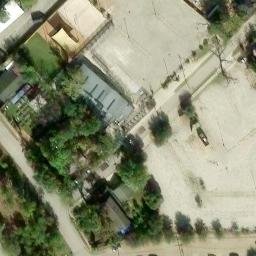 Houston Beach Volleyball Court #6 — aerial view