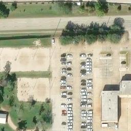 Harris County Beach Volleyball Court #12 — aerial view