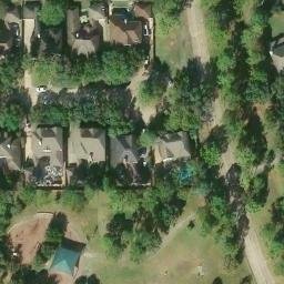 Harris County Beach Volleyball Court #7 — aerial view