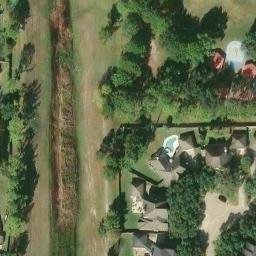 Harris County Beach Volleyball Court #6 — aerial view