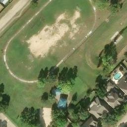 Fort Bend County Beach Volleyball Court #11 — aerial view