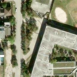 Fourth Ward Beach Volleyball Court — aerial view