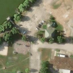Baytown Beach Volleyball Court #3 — aerial view