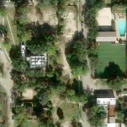 Sand Volleyball Court, Houston, TX — aerial view