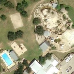 Bandera County Beach Volleyball Court #1 — aerial view