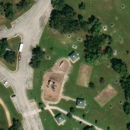 MacGregor Beach Volleyball Court #2 — aerial view