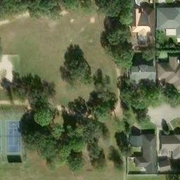 Braeswood Beach Volleyball Court — aerial view