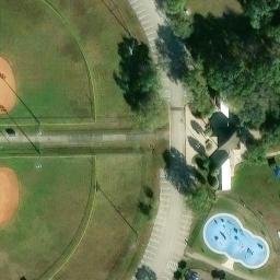 La Porte Beach Volleyball Court — aerial view