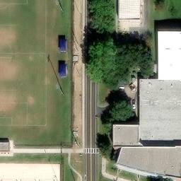 Sand Volleyball Court, Gainesville, FL — aerial view