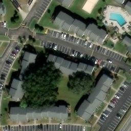 Sand Volleyball Court, Gainesville, FL — aerial view