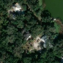 Sand Volleyball Court, Gainesville, FL — aerial view