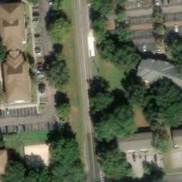 Sand Volleyball Court, Gainesville, FL — aerial view