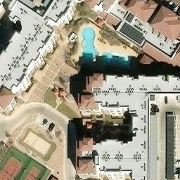 San Antonio Beach Volleyball Court #50 — aerial view