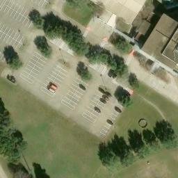 Sugar Land Beach Volleyball Court #4 — aerial view