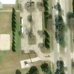 Sugar Land Beach Volleyball Court #5 — aerial view