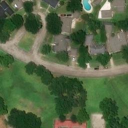 Clear Lake Beach Volleyball Court — aerial view