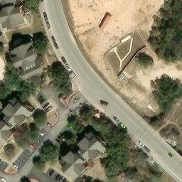 San Antonio Beach Volleyball Court #49 — aerial view