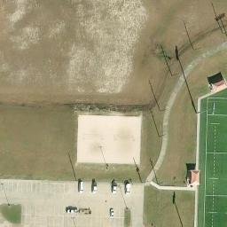 Pearland Beach Volleyball Court #3 — aerial view