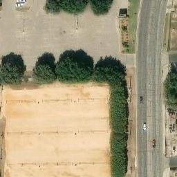 Seguin Beach Volleyball Court #2 — aerial view