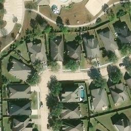 Pearland Beach Volleyball Court #1 — aerial view
