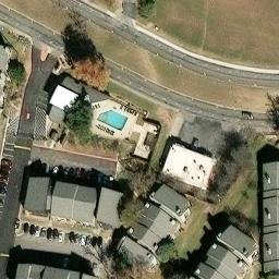 San Antonio Beach Volleyball Court #25 — aerial view