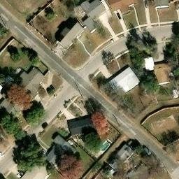 San Antonio Beach Volleyball Court #16 — aerial view