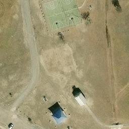 Converse Beach Volleyball Court #1 — aerial view