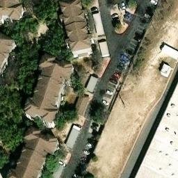 San Antonio Beach Volleyball Court #11 — aerial view