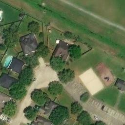 League City Beach Volleyball Court #1 — aerial view