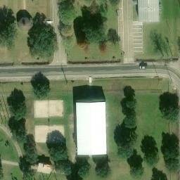 Alvin Beach Volleyball Court #1 — aerial view