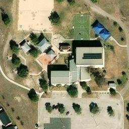 San Antonio Beach Volleyball Court #2 — aerial view