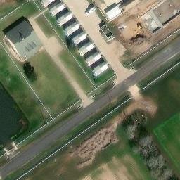 Wharton County Beach Volleyball Court — aerial view