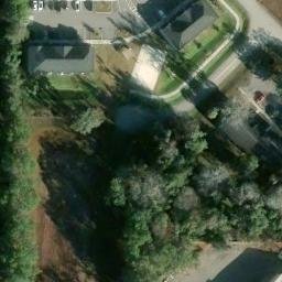 Sand Volleyball Court, Ocala, FL — aerial view