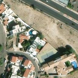 Hermosillo Beach Volleyball Court #12 — aerial view