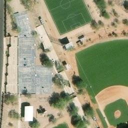 Hermosillo Beach Volleyball Court #10 — aerial view