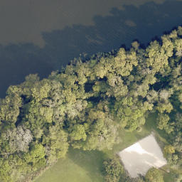 Sand Volleyball Court, Winter Springs, FL — aerial view