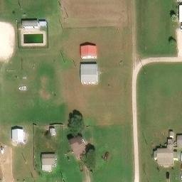 Jackson County Beach Volleyball Court #1 — aerial view