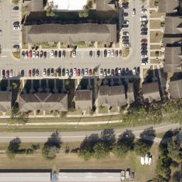 Sand Volleyball Court, Oviedo, FL — aerial view