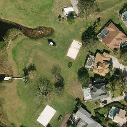 Volleyball Court, Orlando, FL — aerial view