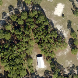 Sand Volleyball Court, High Point, FL — aerial view