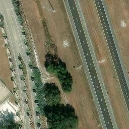 Sand Volleyball Court, Polk City, FL — aerial view
